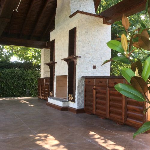 Açık Mutfak Uygulaması- Alkent 2000 | Ayancık Ahşap | Bio Pellet - Lambri - Yalı Baskı