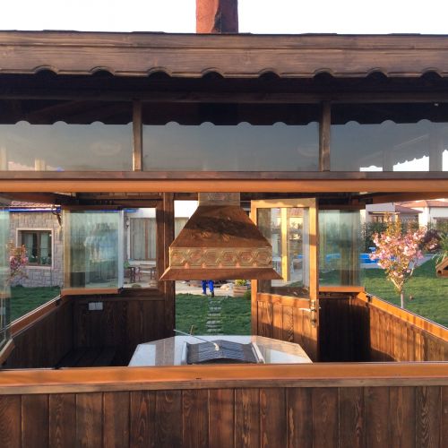 Barbekü Uygulaması- Toskana Vadisi | Ayancık Ahşap | Bio Pellet - Lambri - Yalı Baskı