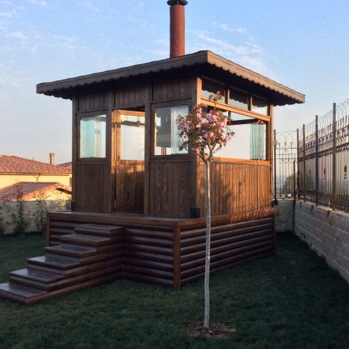 Barbekü Uygulaması- Toskana Vadisi | Ayancık Ahşap | Bio Pellet - Lambri - Yalı Baskı