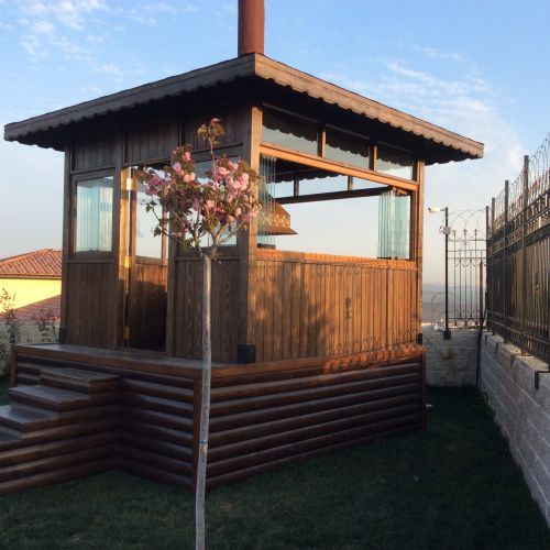 Barbekü Uygulaması- Toskana Vadisi | Ayancık Ahşap | Bio Pellet - Lambri - Yalı Baskı